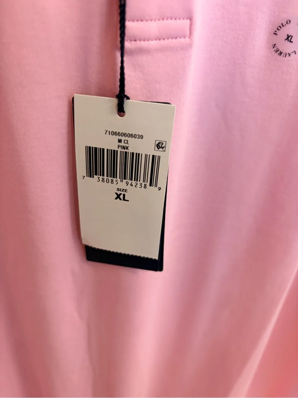 Polo by Ralph Lauren Light Pink Short-Sleeve Polo Shirt NWT